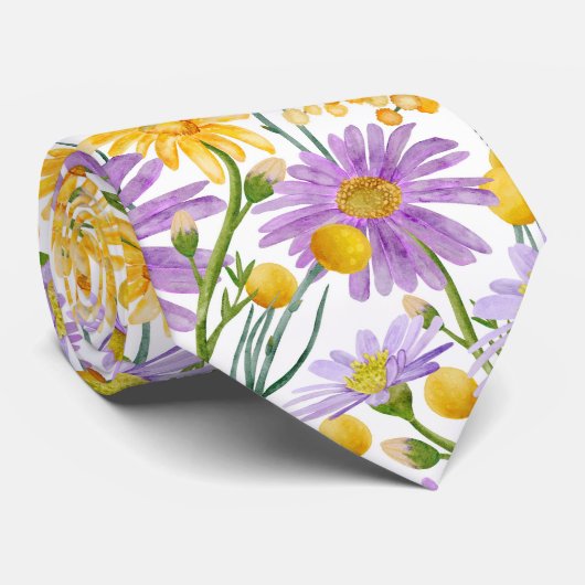 Billy Buttonnen en Daisy Bloemen Stropdas (Opgerold)
