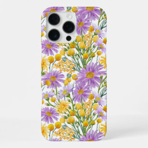 Billy Buttons En Daisy Bloemige Bloesems iPhone 16 Pro Max Hoesje