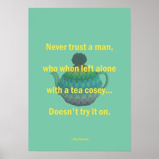 Billy Connolly Quote Poster (Voorkant)