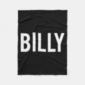 Billy - Cool New Funny Name Fan Gift Tee  Fleece Deken (Voorkant)