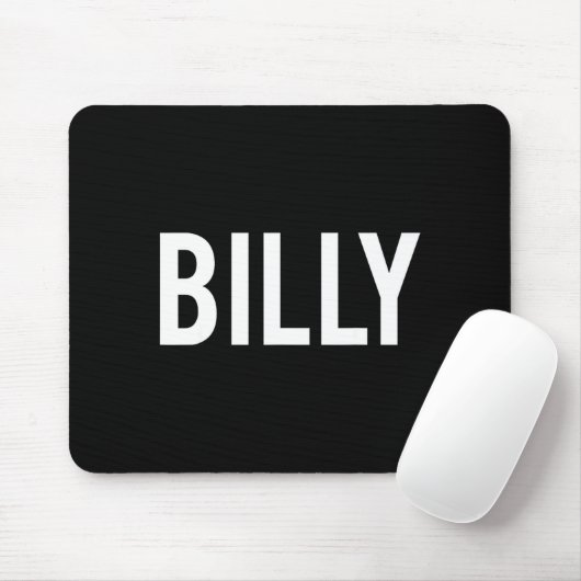 Billy - Cool New Funny Name Fan Gift Tee  Muismat (Met muis)