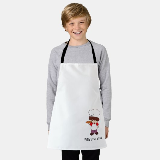 Billy de Chef Schort voor Kind met Masterchef Prin (Gedragen)