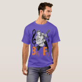 Billy Fury beat retro friends T-shirt (Voorkant volledig)
