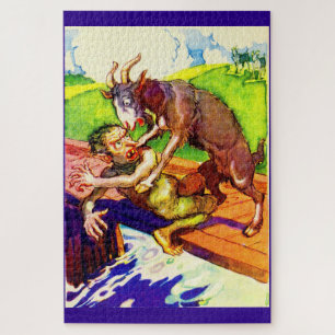 billy geitenkorf en trol legpuzzel