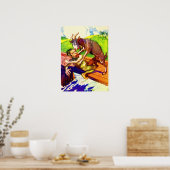 billy geitenkorf en trol poster (Keuken)