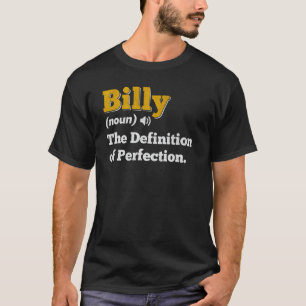 Billy Gift Naam Gepersonaliseerde Verjaardag Naam  T-shirt
