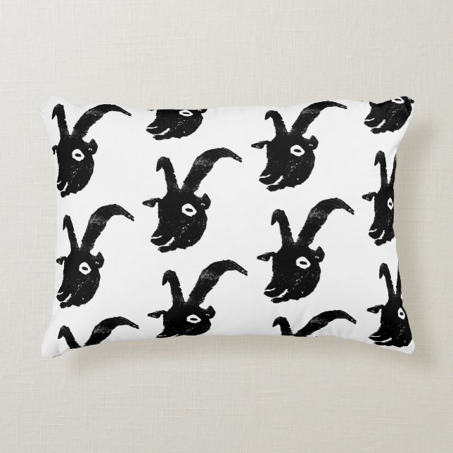 Billy Goat Aardappel Print Accent Kussen (Voorkant)