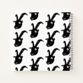 Billy Goat Aardappel Print Notitieboek (Achterkant)