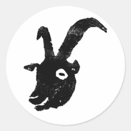 Billy Goat Aardappel Print Ronde Sticker