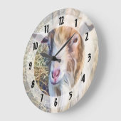 Billy Goat Closeup Grote Klok (Hoek)