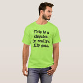 Billy Goat Costume T-shirt (Voorkant volledig)