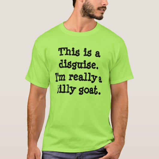 Billy Goat Costume T-shirt (Voorkant)