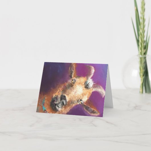 Billy Goat heeft ogen voor jou, jochie! Notitiekaartje (Voorkant)