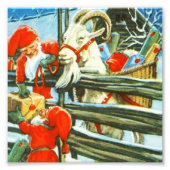 "Billy Goat Helper" van Jenny Nystrom Foto Afdruk (Voorkant)