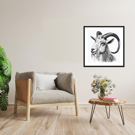 Billy Goat - Kunstdruk Poster
