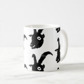 Billy Goat Potato Print Patroon Koffiemok (Voorkant rechts)
