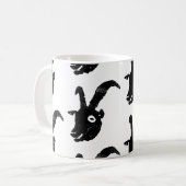 Billy Goat Potato Print Patroon Koffiemok (Voorkant links)