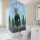 Billy Goat Shower Curtain Douchegordijn (In situ)
