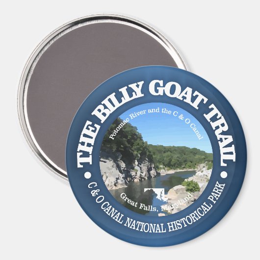 Billy Goat Trail Magneet (Voorkant / Achterkant)