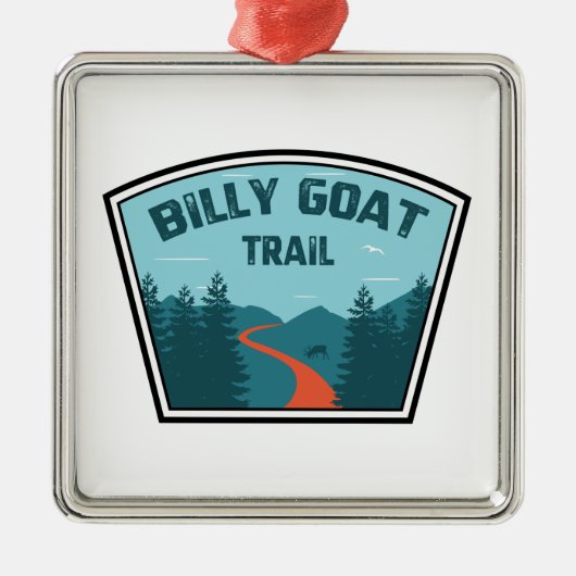 Billy Goat Trail Maryland Metalen Ornament (Voorkant)