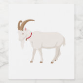 Billy Goat Wijn Etiket (Enkel label)