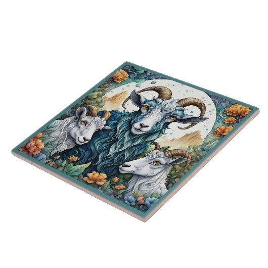 Billy Goats Gruff Tegeltje (Zijkant)