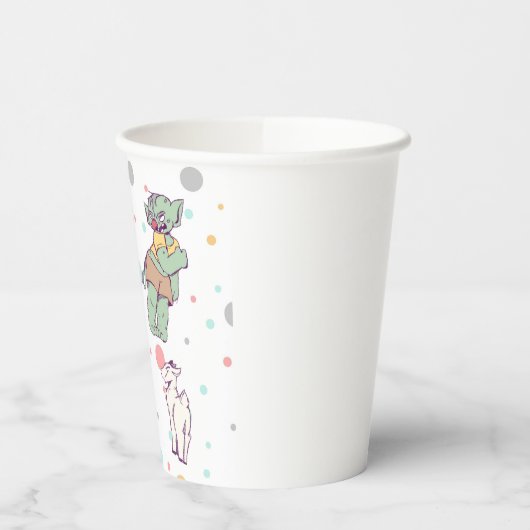 Billy Goats & Troll Papieren Bekers (Links)