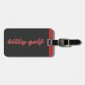 Billy Golf Bag Label Bagagelabel (Voorkant horizontaal)