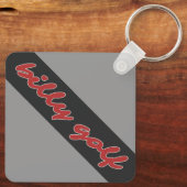 Billy Golf Bag Tag Keychain  (Achterkant)