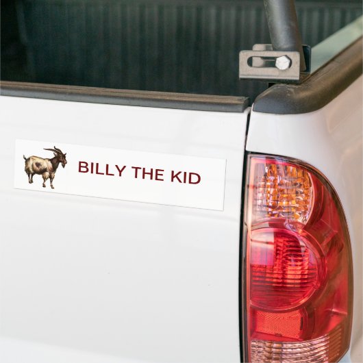 BILLY HET KIND BUMPERSTICKER (Op Truck)