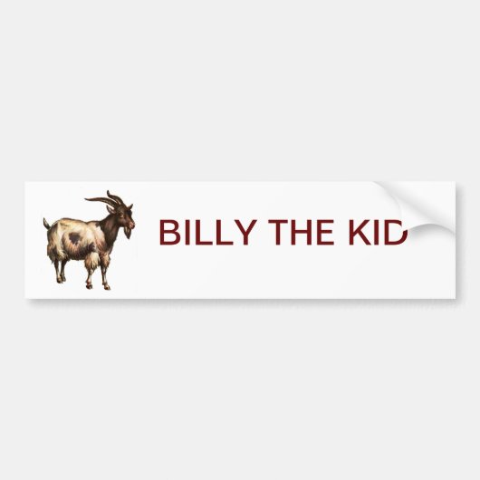 BILLY HET KIND BUMPERSTICKER (Voorkant)