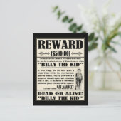 Billy het Kind Gezocht Poster Briefkaart (Staand voorkant)