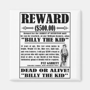  Billy het Kind Gezocht Poster Magneet