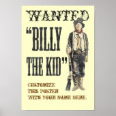 Billy het Kind Poster (Voorkant)