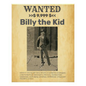 Billy het Kind 🤠WILDE BELONING Poster (Voorkant)