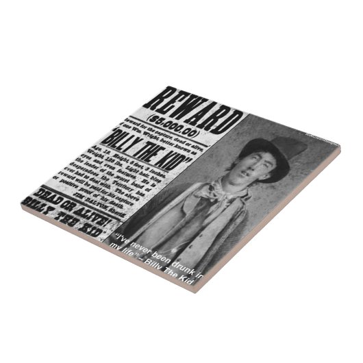 Billy Het Kind wilde dood of levende geschenken en Tegeltje (Zijkant)