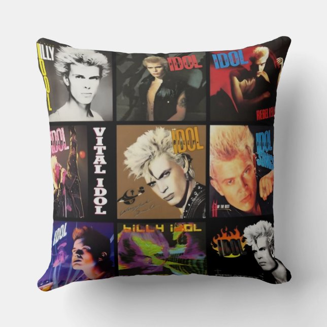 Billy Idol Kussen (Achterkant)