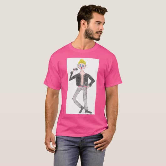 Billy Idol Singer T-shirt (Voorkant volledig)