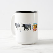 "Billy Jazzy Ox" 15 oz mok (Voorkant links)