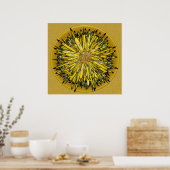 Billy Jean - Floral Disk Poster (Keuken)