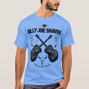 Billy Joe Shaver akoestische gitaar Logo T-shirt