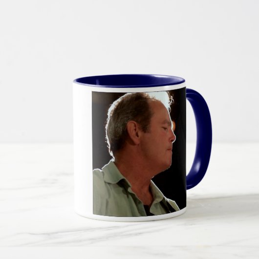 Billy Kay Blue Shirt Coffee Mugs Mok (Voorkant rechts)