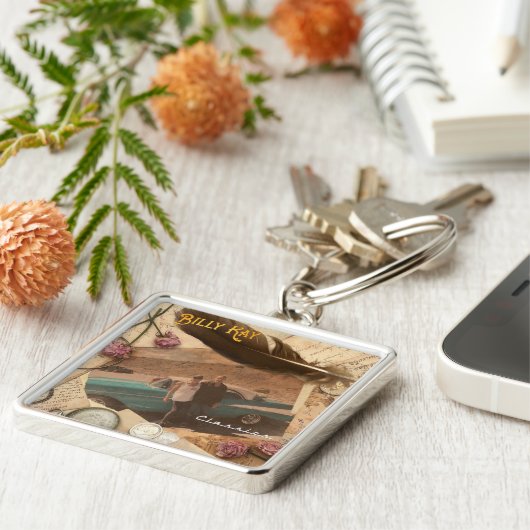 Billy Kay Classics Button Sleutelhanger (Zijkant)