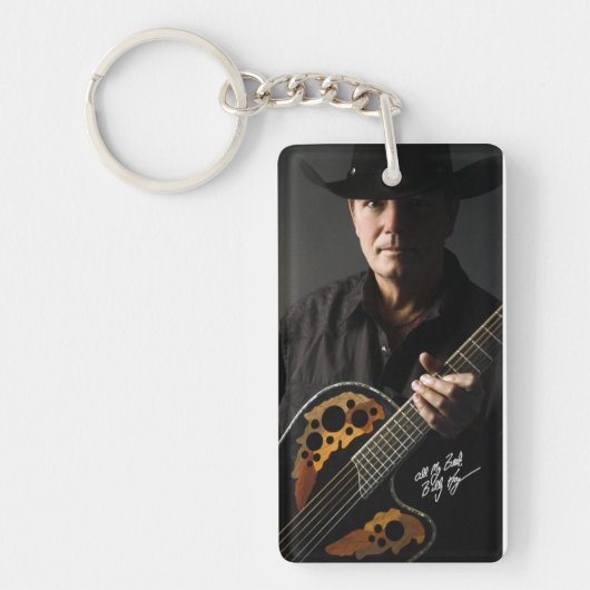 Billy Kay Cowboy Guitar AcrylSleutelhangers Sleutelhanger (Voorkant)