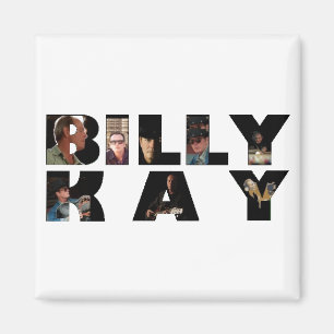 Billy Kay Photo Tour Logo Square Magnets Magneet