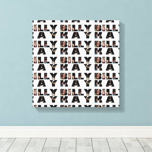 Billy Kay Photo Tour Logo Wrapped Canvas Prints (Insitu (Houten vloer))