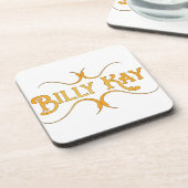 Billy Kay Yellow Logo Beverage Coasters Bier Onderzetter (Linkerzijde)