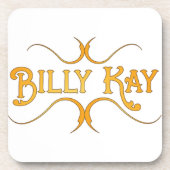 Billy Kay Yellow Logo Beverage Coasters Bier Onderzetter (Voorkant)