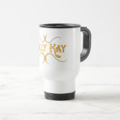 Billy Kay Yellow Logo Travel Mugs Reisbeker (Voorkant rechts)