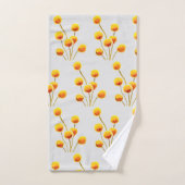 Billy knoop gele bloemen modern bad handdoek (Handdoek)